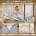Topika Full Bed Mosquito Net Anti-Drop Canopy for 1.5M/1.8M Bed