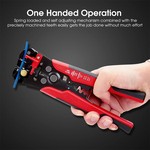 Topika 3-in-1 Self-Adjusting Wire Stripper, Cutter & Crimper Tool