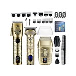 Topika 3-in-1 Trimmer & Shaver Kit, Professional Hair Clippers for Men