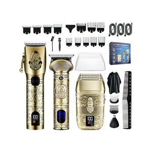 Topika 3-in-1 Trimmer & Shaver Kit, Professional Hair Clippers for Men