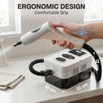 Topika - Steam Cleaner High Pressure Steam Cleaner, Hand Held, 1200Ml