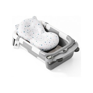 Topika Foldable Baby Bathtub with Thermometer & Cushion for 0-36 Monthes