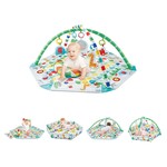 Topika 5-in-1 Baby Gym & Ball Pit with Sensory Toys, Tummy Time Mat