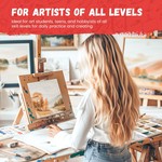 VSelect - Stretched Canvas Boards for Painting, Multiple Size, 100% Cotton