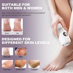 TopikaHome - Foot Callus Remover Electric Rechargeable 3-Speed Foot File