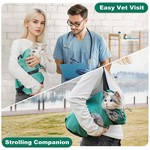 Topika Cat Carrier, Portable Space Cat Travel Bag for Small Cat/Dog