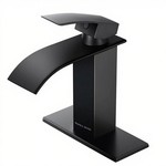TopikaHome - Black Bathroom Faucets, Modern Sink Faucet & Basin Mixer Tap