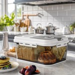 Topika - Bread Storage Box, Bread Box and Canisters for Kitchen Countertop