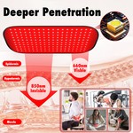 Topika 70 LEDs Red Light Therapy Belt, 660nm and 850nm Infrared