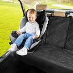 Topika Dog Car Seat Cover Waterproof Back Seat Protector