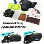 Motocentric Waterproof Motorcycle Leg Bag ExpandableThigh Bag Waist Bag