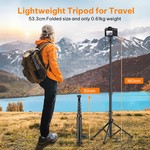 Topika - Extra Long Selfie Stick Tripod With Remote And Flexible Phone Arm