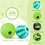 Interactive Dog Toy Ball, Puppy Dog Teething Toys & Food Treat Balls
