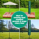 Topika Patio Umbrella Cover Outdoor Waterproof Umbrella Covers for Garden