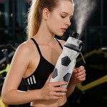 Topika Cycling Water Bottle with Spray Mist, 590ml Insulated Sports Bottle