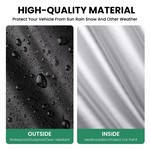 Topika - Waterproof Car Cover, Car Rain Cover, Sunproof Dust Cover For Car