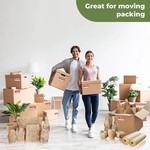 Topika- Honeycomb Packing Paper Roll with Desktop Dispenser Fragile Labels