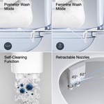 Topika Smart Bidet Toilet Seat Attachment with Dual Spray & Easy Control