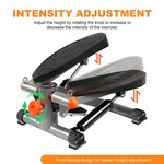 Topika - Stair Stepper with Bands, Mini Stepper for Exercise at Home 120kg