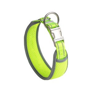 TopikaPet - Adjustable Dog Collar with Titanium Clip & Reflective Strips