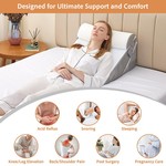 Topika - Wedge Pillow Post Surgery,Bed Wedge Pillows for Adult Sleep Apnoea