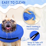 Topika Inflatable Dog Cone Collar, Donut Collar Recovery