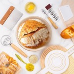 Topika - Bread Proofing Basket Set, Baking Supplies Kit for Sourdough Bread