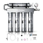 Topika- Under Sink Water Filtration System Stainless 5-Stage Filtration