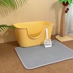 Topika Cat Litter Trapping Mat, Double-Layer Honeycomb Top Anti-Slip Bottom