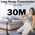 Topika Wireless Clip-On Microphone for iOS & Android Type-C Noise Reduction