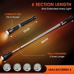 Topika - Magnetic Flashlight Telescoping Magnetic Pickup Tool, Gift For Men