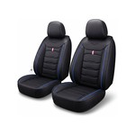TopikaAuto - Universal Car Seat Cover Front & Full Set Waterproof Leather
