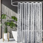 TopikaHome Shower Curtain Liner EVA 180x200cm, 3D Pebble, Heavy Duty 8G