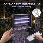 Topika Fly Catcher Lights 20W T5 Mosquito Lamp Electric Insect Zapper Black
