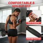 Topika Adjustable Dumbbell Set Dumbbells Adjustable Weight Set For Home Gym
