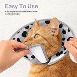 Topika Cat Cone Collar Soft Recovery, Adjustable Dog Cone Collar