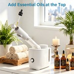Topika Nano Facial Steamer with 360 Rotating Nozzle for Home Spa Skincare