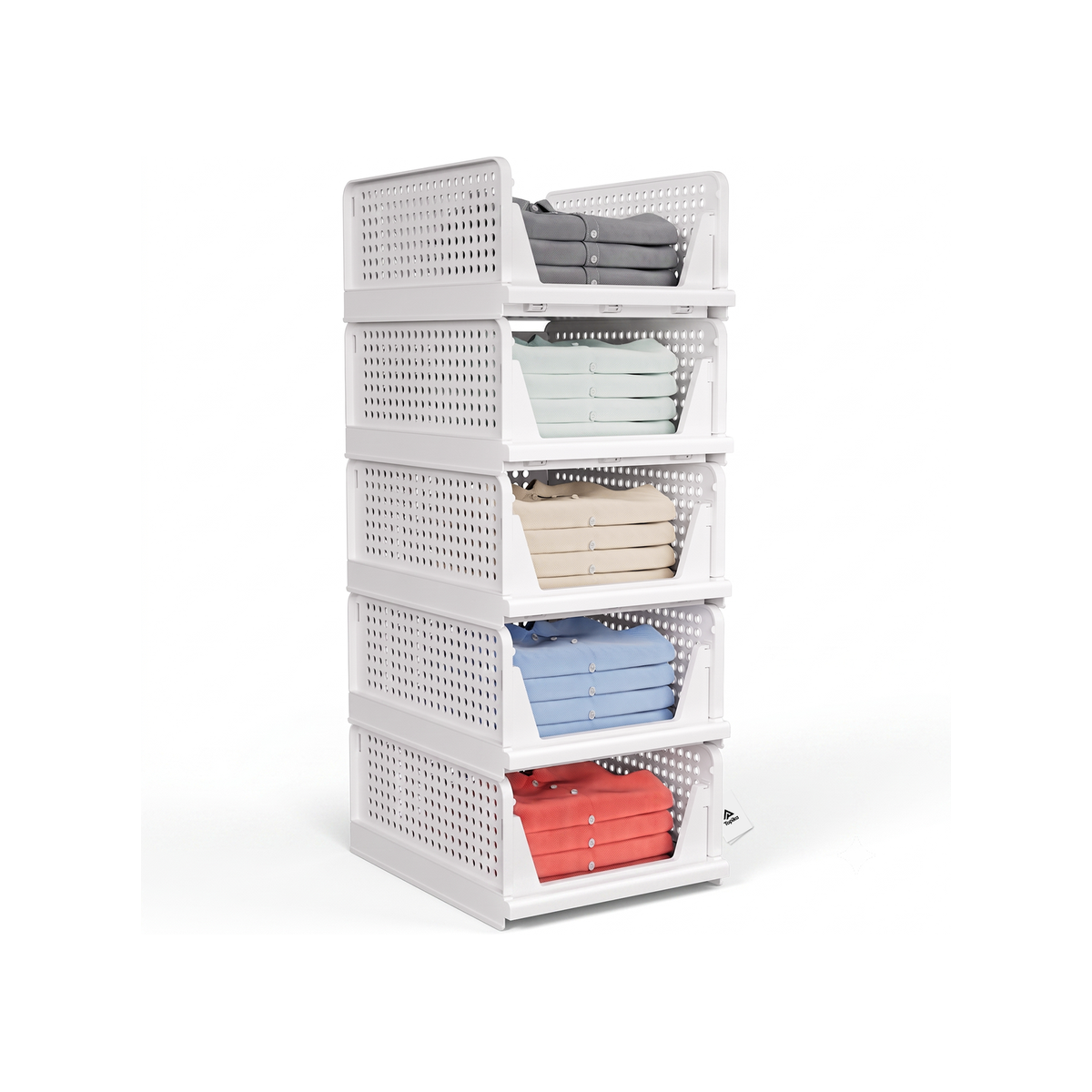 Topika Closet Organisers & Storage Foldable Basket With Slide-Out Design Topika Closet Organisers & Storage Foldable Basket With Slide-Out Design