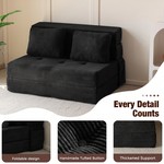 Topika - 4-In-1 Sofa Bed, Foldable Couch Bed With Pillows, Double Size