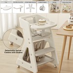 Topika Adjustable High Chair Baby Feeding Chair / Study Chair with Wheels