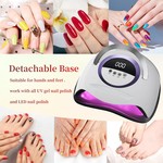 Topika UV Nail Lamp 300W LED Nail Dryer 72 Beads Fast Cure
