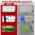 Topika Football Training Rebound Net 1m - Adjustable Soccer Rebounder Frame