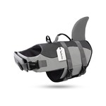 Topika Shark Dog Life Safety Vest , Pet Life Jacket Harness for Swimming