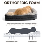Topika Dog Bed Orthopeadic Large Dog Bed with Waterproof Lining