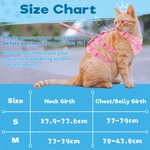 TopikaPet - Adjustable Cat Harness and Leash Set for Walking, Anti-Escape