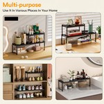Topika -Vertical Adjustable Expandable Counter Top Shelving Shelf Organiser