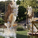Topika Dried Pampas Grass Decor 30pcs 42cm Artificial Flower for Home Decor