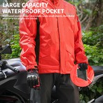 Motocentric Rain Suits for Men Waterproof Motorcycle Rain Coat 2pcs
