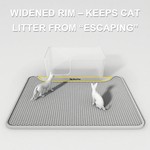 Topika Cat Litter Trapping Mat, Double-Layer Honeycomb Top Anti-Slip Bottom