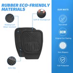 Topika - 5 - piece Rubber Car Floor Mats, Universal Fit for Sedan, SUV, Truck